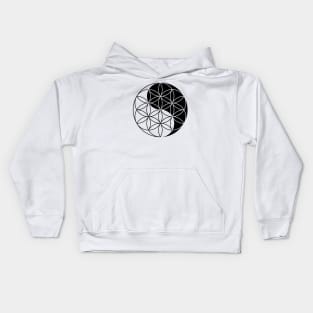 Yin Yang - Seed of Life Kids Hoodie